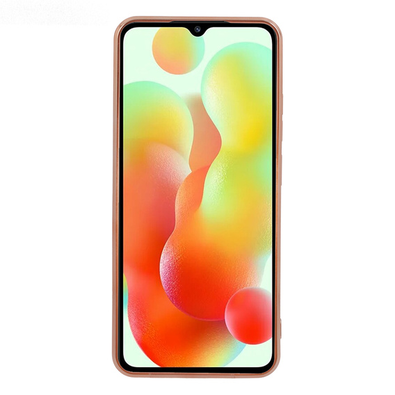 Pouzdro pro Xiaomi Redmi 12C, Electro Ring, růžové rose gold