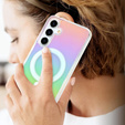 Pouzdro pro Samsung Galaxy A16, Fusion Hybrid, pro MagSafe, vícebarevné + sklo na displej