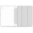Pouzdro pro iPad Pro 11 2022 / 2021 / 2020, Smartcase Hybrid, se slotem na stylus, šedé