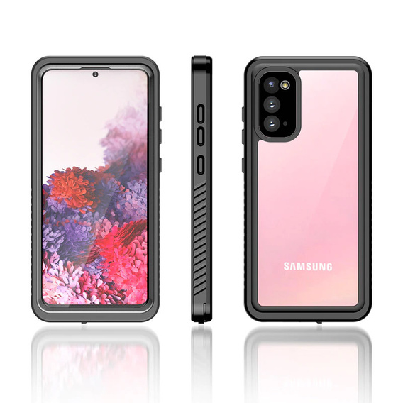 Vodotěsné pouzdro IP68 pro Samsung Galaxy S20 FE, černé