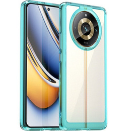 Pouzdro pro Realme 11 Pro 5G / 11 Pro+ 5G, Fusion Hybrid, transparentní / modré