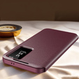 Flipové pouzdro pro Samsung Galaxy A55 5G, Smart View Wallet, červené