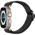 Pasek z Etui SPIGEN do Apple Watch 7 / 8 45mm, Metal Fit Pro, Szary