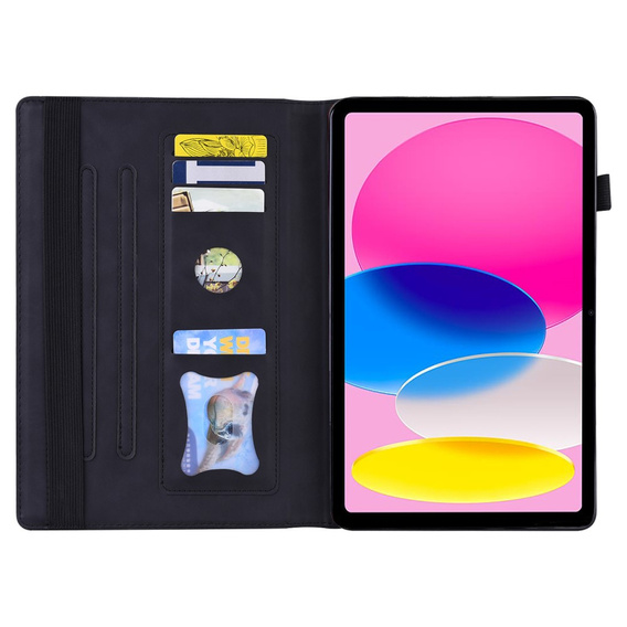 Pouzdro pro iPad 10.9 2022 10 Gen, Classic, s prostorem pro stylus, černé
