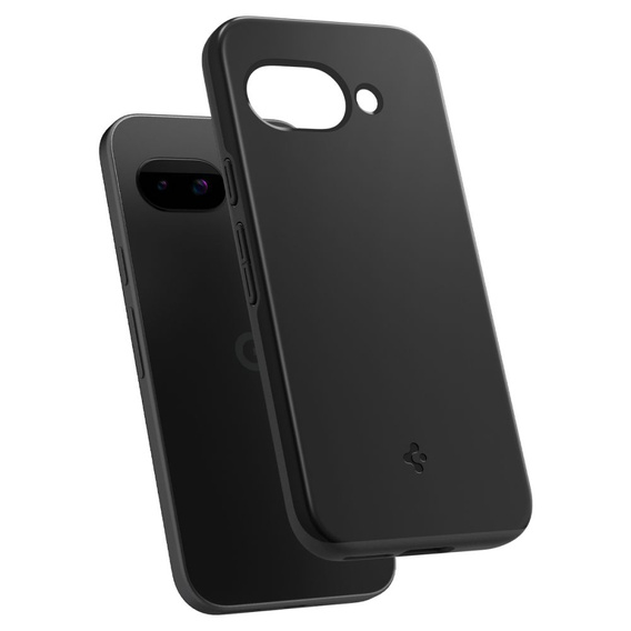 Pouzdro Spigen pro Google Pixel 9A, Thin Fit Mag, černé + 9H tvrzené sklo
