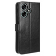 Klopové pouzdro pro Infinix Hot 30, Crazy Horse Wallet, černé