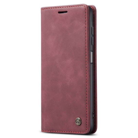 Pouzdro CASEME pro Samsung Galaxy M33 5G, Leather Wallet Case, kaštanové