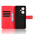 Klopové pouzdro pro Oppo Reno 11F 5G, Crazy Horse Wallet, červené