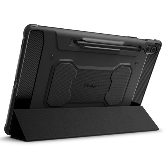 Pouzdro SPIGEN Rugged Armor Pro pro Samsung Galaxy Tab S9 FE+ 12.4" (X610/X616B) – Černé