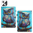 Pouzdro pro Samsung Galaxy Tab A7 Lite, s klopou, owl