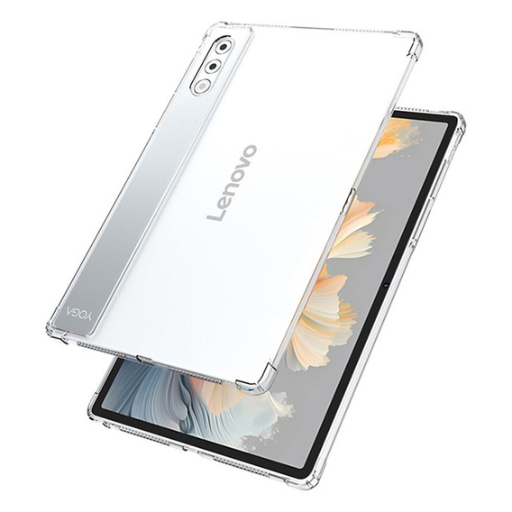 Pouzdro pro Lenovo Yoga Tab Plus, silikonové, průhledné