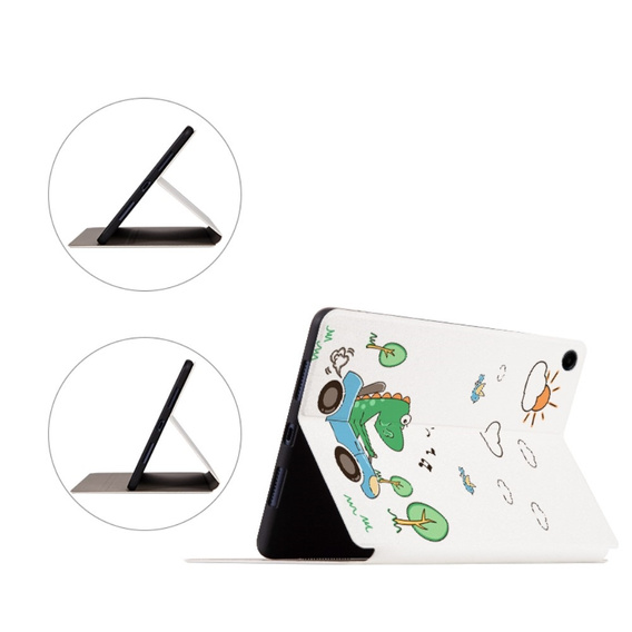 Flipové pouzdro pro Samsung Galaxy Tab A9+, driving dinosaur