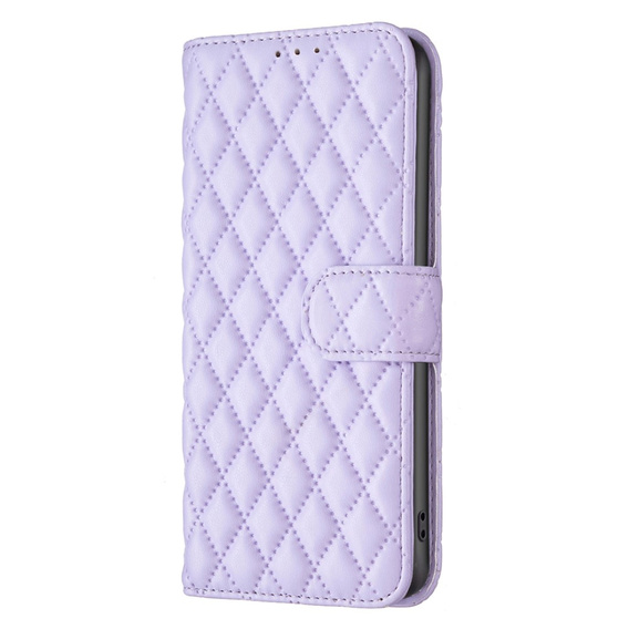 Klopové pouzdro pro Samsung Galaxy A56, Wallet, BINFEN COLOR, fialové