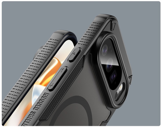 Pancéřové pouzdro pro Google Pixel 10 Pro, pro MagSafe, matné, černé