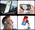 Matné pouzdro pro iPhone 17, pro Magsafe, matně černé