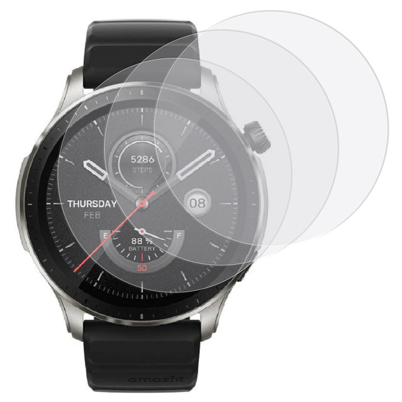 3x ERBORD Hydrogelová fólie pro Amazfit GTR 4