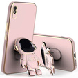 Pouzdro pro Xiaomi Redmi 9A, Astronaut, růžové rose gold