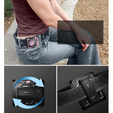 Pancéřové pouzdro pro Samsung Galaxy Z Flip 5 5G, Dexnor Clip Holder, růžové