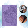 Pouzdro s klopou pro Xiaomi Redmi Pad SE 11", flower, fialové