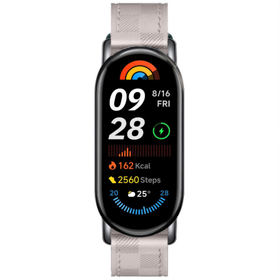 Kožený řemínek pro Xiaomi Smart Band 10 / 9 / 8