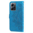 Klopové pouzdro pro Xiaomi Redmi Note 12 4G, Mandala Flower, modré