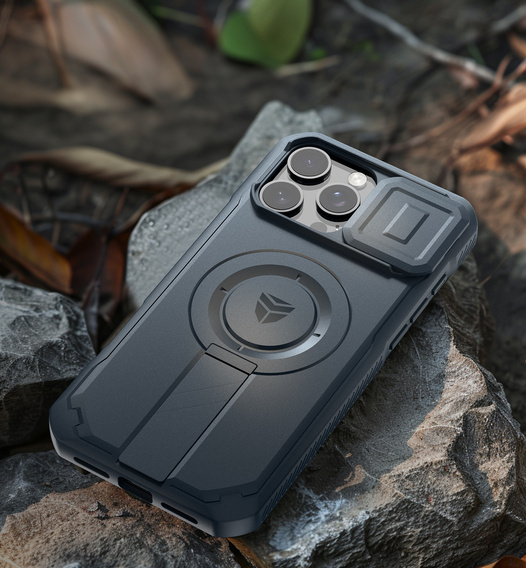 Pancéřové pouzdro pro iPhone 16 Pro Max, Dexnor CamProtect MagSafe, námořnicky modré 