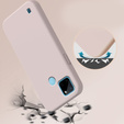 Pouzdro pro Realme C21Y / C25Y, Silicone Lite, růžové