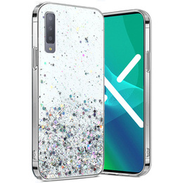 Pouzdro pro Samsung Galaxy A7 2018, Glittery, průhledné