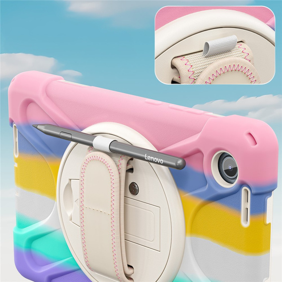 Pevné pouzdro s podstavcem a ramenním popruhem pro Lenovo Tab One