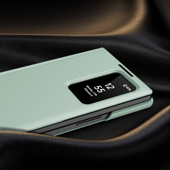 Flipové pouzdro pro Samsung Z Fold6 5G, Smart View Wallet, zelené