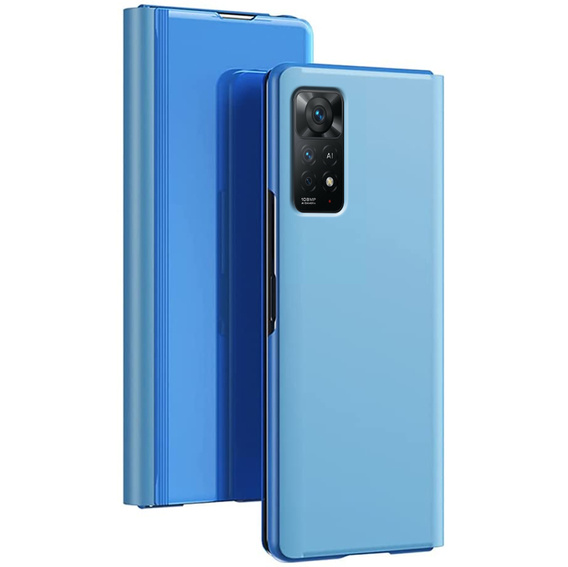 Pouzdro pro Xiaomi Redmi Note 11 Pro 4G / 5G, Clear View, modré