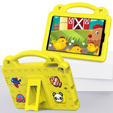 Dětské pouzdro pro iPad mini 7.9" 2019/2015/2014/2013/2012 (5/4/3/2/1 gen.), Cute Patterns, se stojánkem, žluté