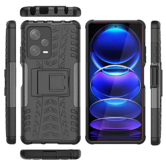 Pouzdro pro Xiaomi Redmi Note 12 Pro+ 5G, Tire Armor, černé