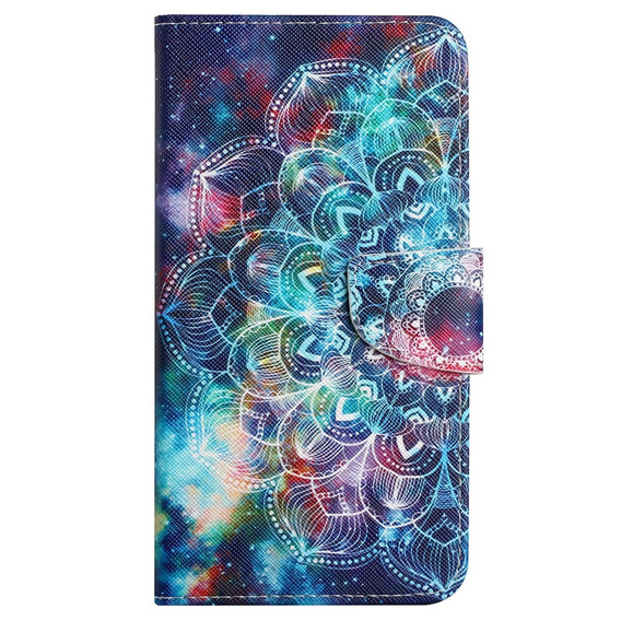 Klopové pouzdro pro Xiaomi Redmi 13C / Poco C65, Wallet, Starry Mandala, modré