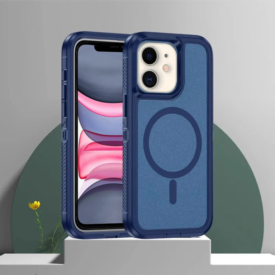Pouzdro s rámečkem pro iPhone 11, pro MagSafe, modré