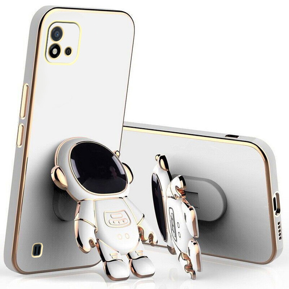 Pouzdro pro Realme C11 2021/ C20, Astronaut, bílé