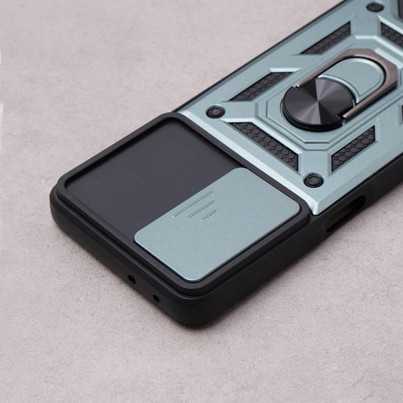 Pouzdro pro Oppo A98 5G, CamShield Slide, zelený
