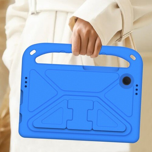 Dětské pouzdro pro Samsung Galaxy Tab A9, dětské pouzdro s rukojetí, modré