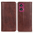 Flipové pouzdro pro Motorola Edge 50 Fusion 5G, Split Leather, hnědé