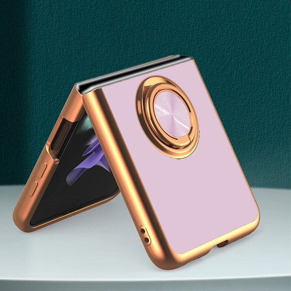 Pouzdro pro Samsung Galaxy Z Flip 4 5G, Electro Ring, fialové