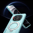 Pouzdro pro Xiaomi Redmi Note 14 Pro 5G /  Poco X7 5G, Military MagSafe, modré + 9H sklo