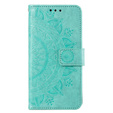 Klopové pouzdro pro Xiaomi Redmi A3, Mandala, zelené