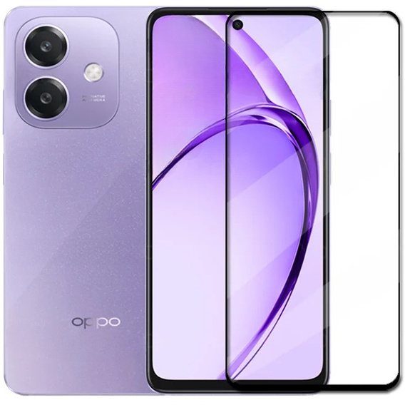 3D tvrzené sklo pro Oppo A40 / Oppo A40m, černý rámeček