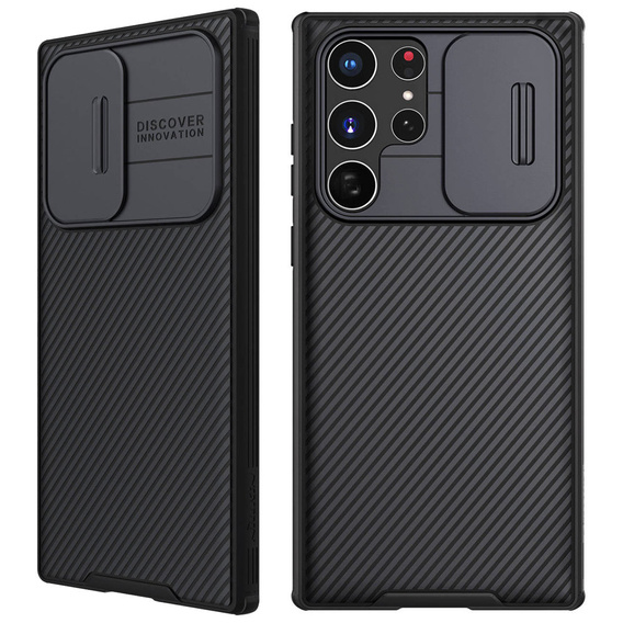 Pouzdro pro Samsung Galaxy S23 Ultra, obrněné Nillkin, CamShield Pro, černé