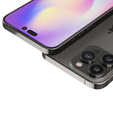3D tvrzené sklo pro iPhone 15 Pro Max, černé