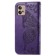 Klopové pouzdro pro Motorola Moto G32, Butterfly, fialové