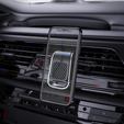 ERBORD Magnetický držák telefonu do auta do mřížky ventilace, karbonově černý