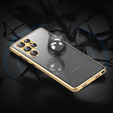 Pouzdro pro Samsung Galaxy S24 Ultra, Privacy Dual Glass, zlaté
