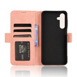 Klopové pouzdro pro Samsung Galaxy A26, Card Slot, růžové