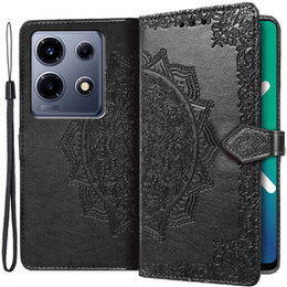 Klopové pouzdro pro Infinix Note 30 VIP, Mandala, černé